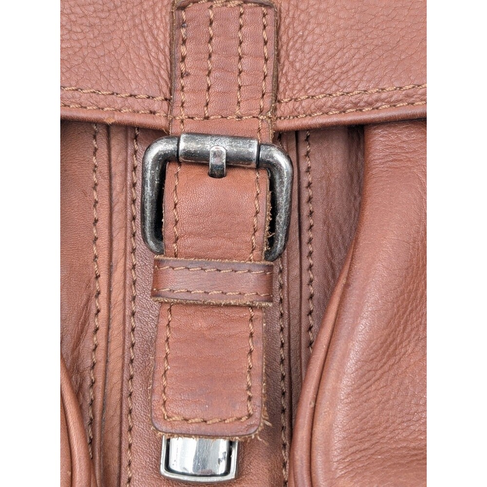 The British Belt Company Genuine Leather Messenger Bag Satchel Briefcase Brown - Picture 4 of 16